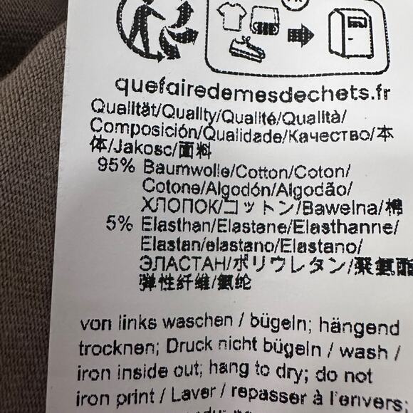 Hugo Boss Tee T-Shirt Men’s Large Brown Graphic Cotton Blend Short Sleeve - Picture 7 of 11